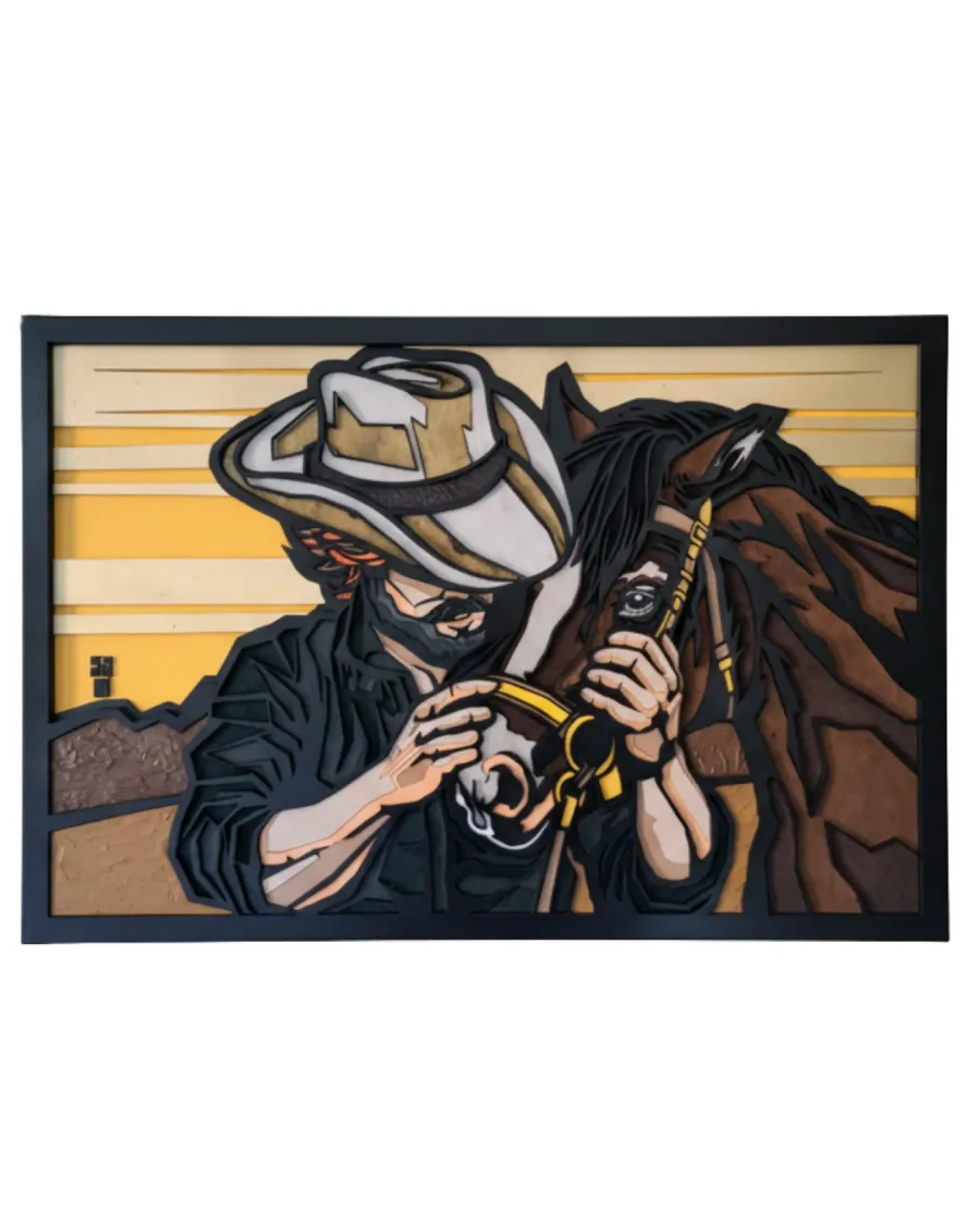Cowboy & Cavalo • 60x40