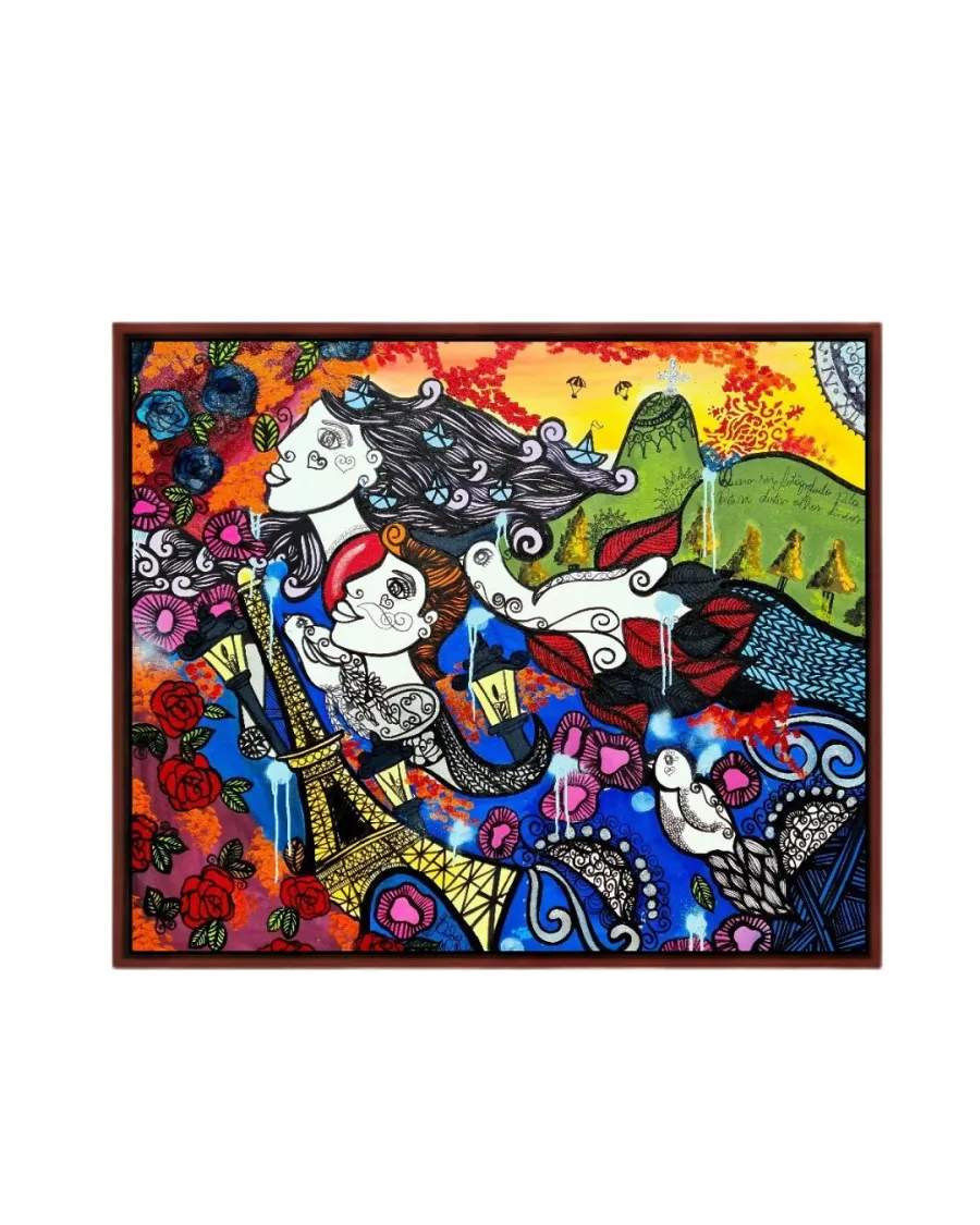 Entre Paris e o Rio • 150x120