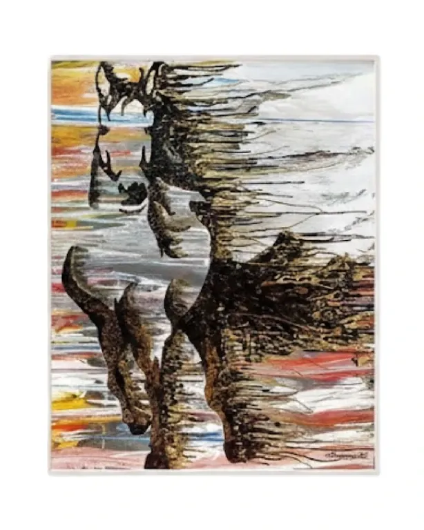 Cavalo de Ouro • 100x120 • JW Camurça