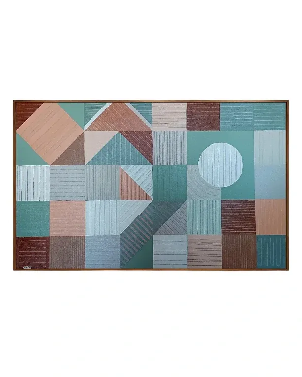 Homenagem à Geometria XXI • 90x140 • Lairana