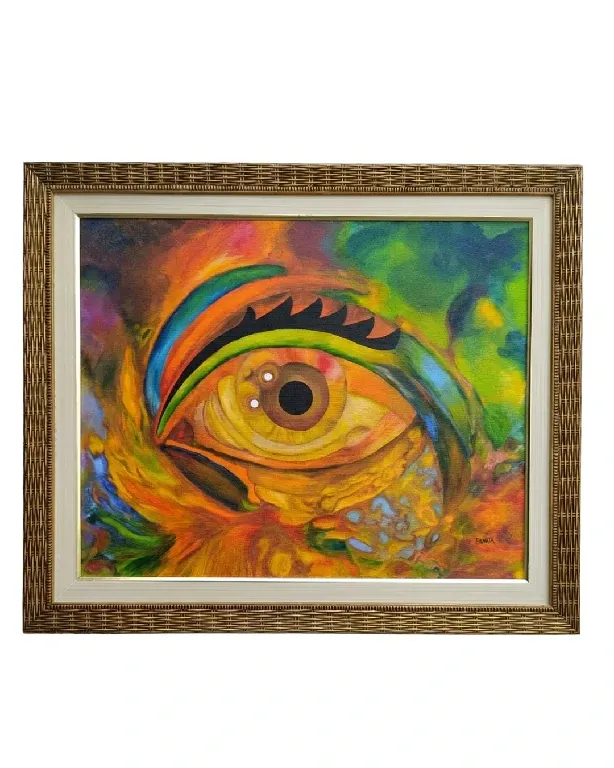 Olhar de um Réptil • 50x60 • Fafá Oliver
