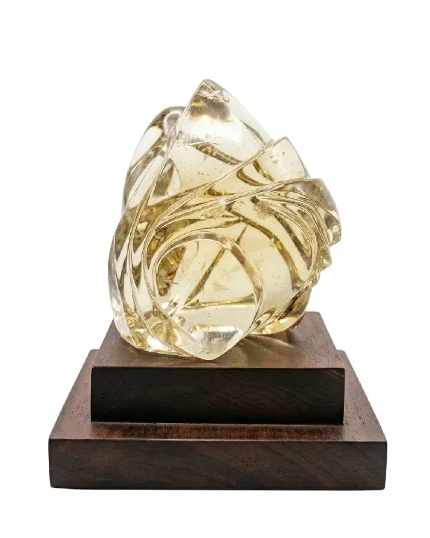 Escultura Quartzo Citrino • 9x8x7 • Ronaldo Barbosa