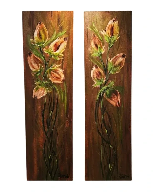 Díptico Suave e Delicada • 70x20• Danielle Sandi