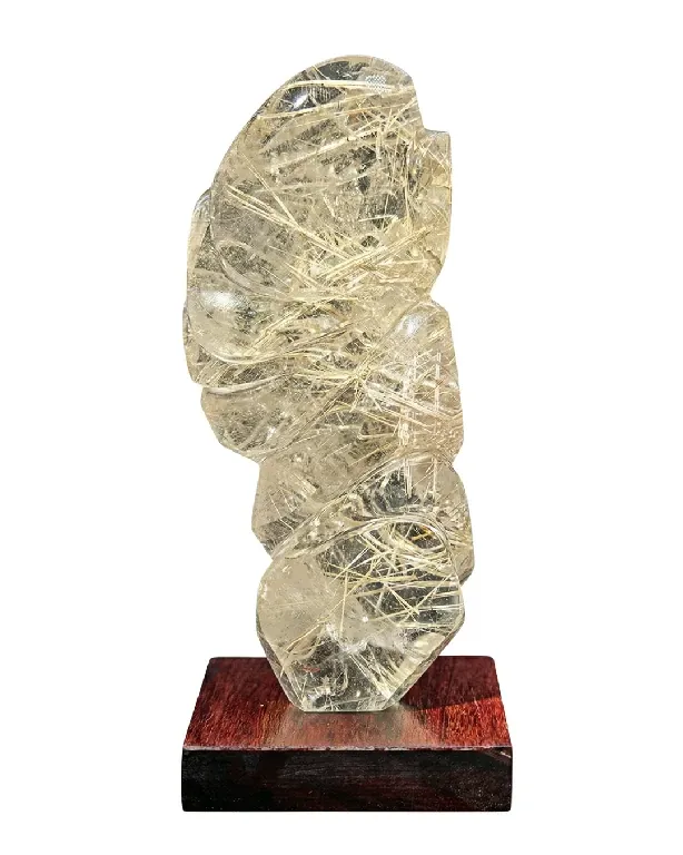 Escultura Quartzo Rutilado • 18x7x4 • Ronaldo Barbosa