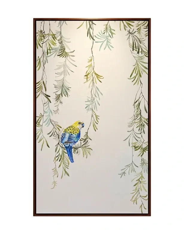 Papagaio Rosela I • 150x90 • Vânia Coelho